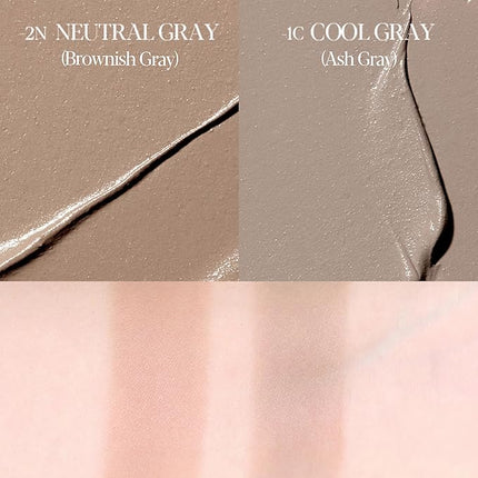 Espoir Be Glow Shading Stick Contour #2 Cool Gray│Creamy Solid Texture & Smooth Gliding on Face with Hyaluronic Peptide, Well-Blending and Seamless Contouring for Daily Makeup, Natural Color
