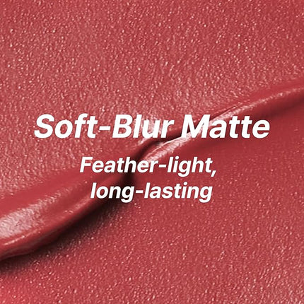 Touch in Sol Vegan Again Blur Core Lip Tint (#Fig Plum) - Long Lasting, High Pigment Velvet Matte Lip Stain – Lightweight Smooth Blur Finish