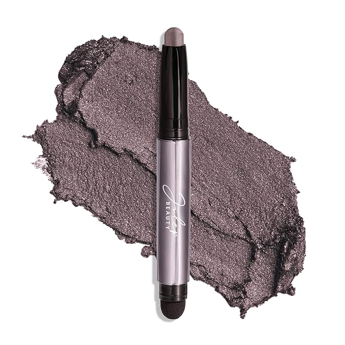 Julep Eyeshadow 101 Cream-to-Powder Waterproof Shadow Stick – Smoky Amethyst Shimmer – Long-Lasting, Crease-Proof, Rich Purple Shimmer Cream Eyeshadow with Built-in Smudger
