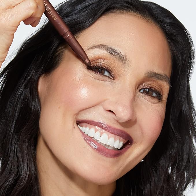 LAURA GELLER NEW YORK Kajal Longwear Kohl Eyeliner Pencil with Caffeine, Smooth & Blendable Makeup, Dark Brown