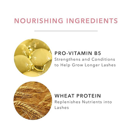 100% PURE Ultra Lengthening Mascara Dramatic Intense Volume & Length Natural Fruit Pigmented Voluminous Eyelash Makeup No Clumping, Smudging or Flaking - Vegan, Blueberry Color - 0.35 oz