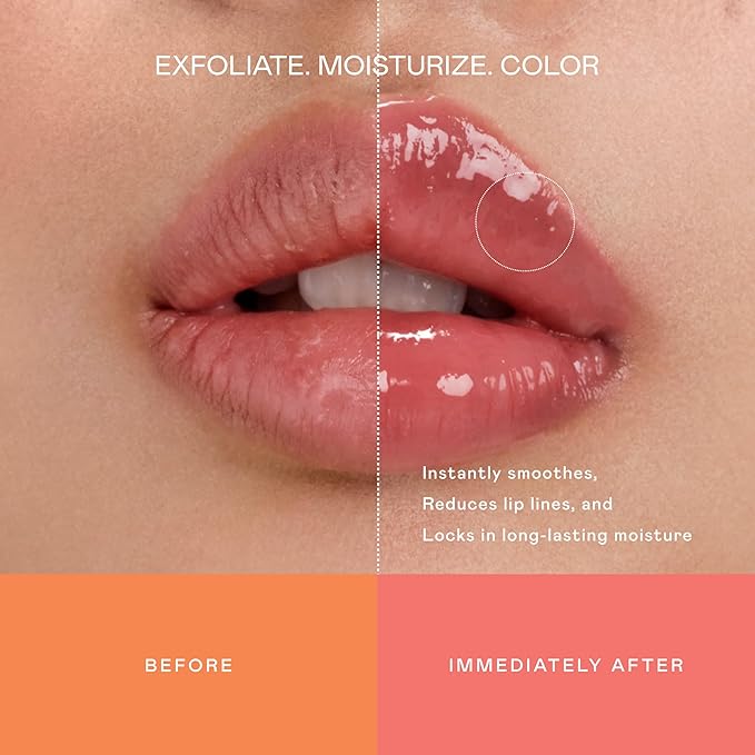 EADEM Le Chouchou Lip Softening Balm, Lip Gloss for Women, Plumper and Mask for Lips, Overnight Hydrating & Moisturizing Luxury Lip Balm, 0.5 oz, Guava Fresca