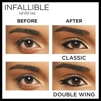 L'Oreal Paris Makeup Infallible Never Fail Original Mechanical Pencil Eyeliner with Built in Sharpener, Slate, 0.008 oz.