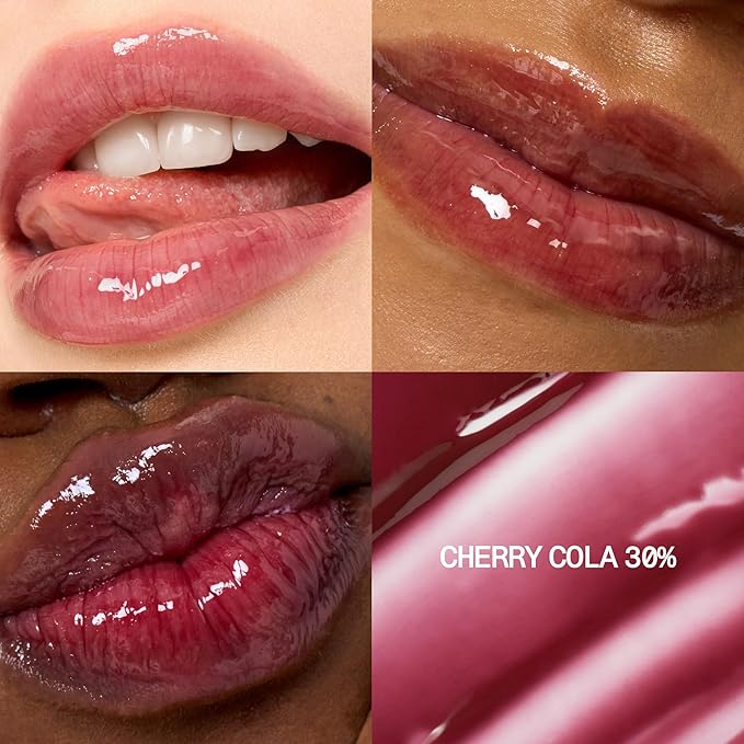 3D Voluming Gloss 30% (Sheer) | High Shine, Non-Sticky Lip Gloss for Makeup | Long-Lasting, Moisturizing Gel Formula – Cherry Cola 30% | 30% & 70% Pigment Options | 5.3g