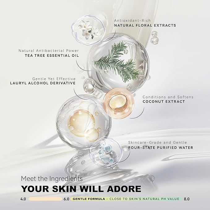 Electric Makeup Brush Cleaner Bundle with Tea Tree Oil Cleaner 25.36 fl.oz