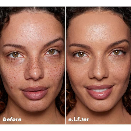 e.l.f. Halo Glow Skin Tint SPF 50, Tinted Moisturizer For Light, Buildable Coverage, Creates A Natural Glow, Vegan & Cruelty-Free, 7 Medium Warm