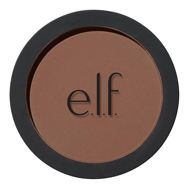 e.l.f. Primer-Infused Bronzer, Long-Lasting, Lightweight & Buildable Powder Bronzer, Delivers A Matte Finish, Vegan & Cruelty-Free, Desert Sun