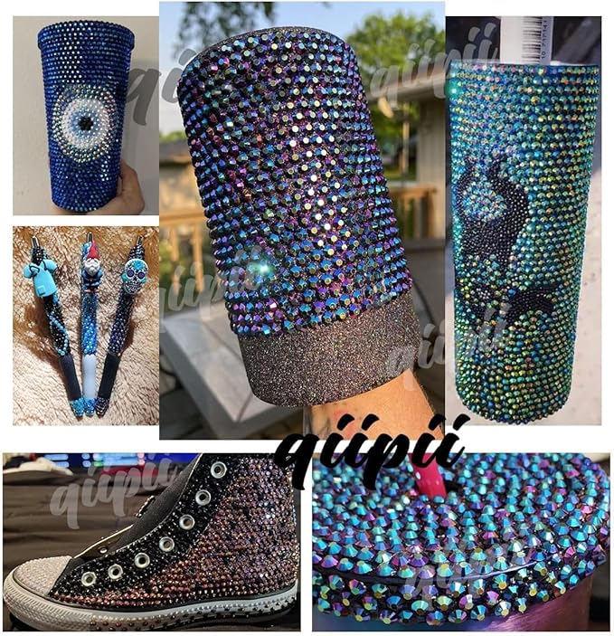 6 Bags Colorful Neutral Color Series Resin Rhinestones for Bedazzling Crafting 3mm 4mm 5mm Mix Crystals Stones Gems Diamonds for Nails Face Eyes Makeup DIY Crafts Tumblers Bottles Clothes Shoes