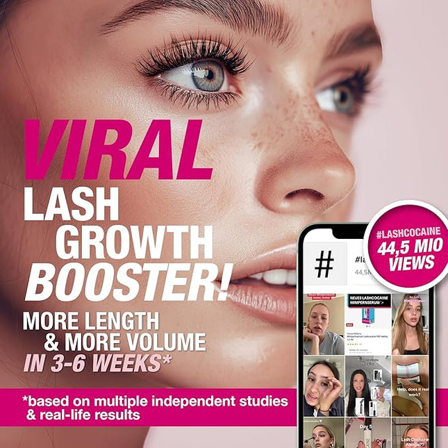 LASHCOCA!NE eyelash growth serum to grow longer & fuller eyelashes | vegan lash enhancing serum | test winner “VERY GOOD” for eyelash extensions | long eye-lashes by Svenja Walberg