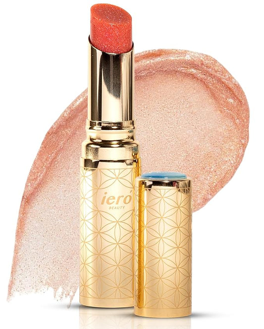 ieró Beauty 3-in-1 Moisturizing Vegan Tinted Lip Balm: Hydrating, Soothing Lip Serum + Plumping Balm + pH Reactive Tint | Shea Butter & Vitamin E | Antioxidant-rich Long Lasting Lip Care Paraben Free
