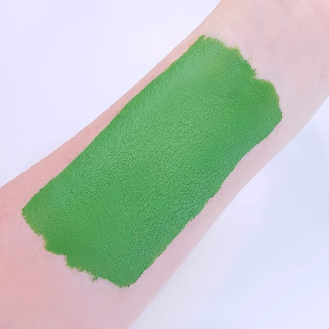 Pro Face & Body Paint Cake Pots Grass Green - Professional Water Based Face Paint Makeup for Adults, Kids - 1.26oz