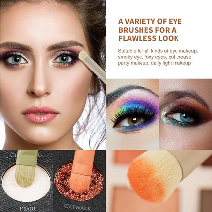 Docolor Makeup Brushes 17+2 Pcs with Makeup Bag and Makeup Sponge and Brush Protector Morandi Makeup Brush Set Premium Synthetic hair makeup brush Wooden handle Gift Box