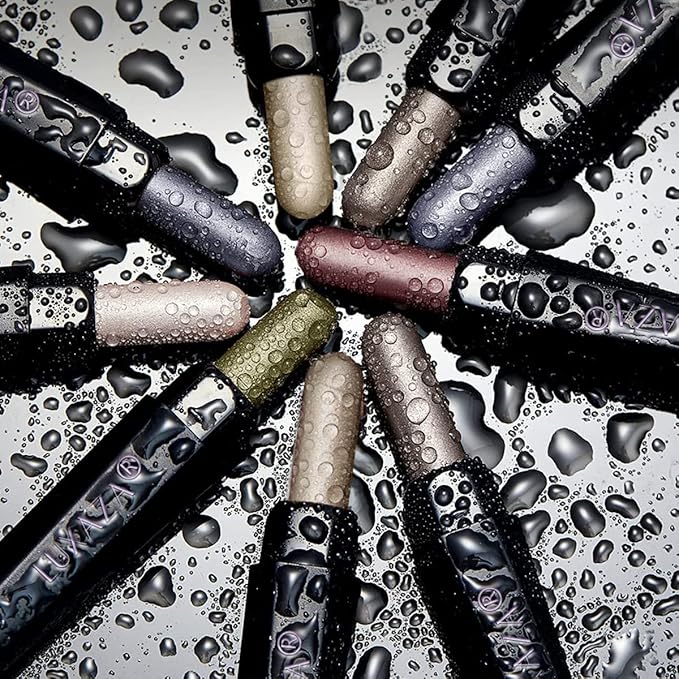 6PCS Cream Eyeshadow Stick Makeup Sets, Metallic And Matte Shimmer Eye Shadow Eye Brightener Stick Pencil Crayon, A12-Neutral Khaki