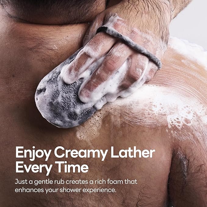 Soap Bag, Rough Exfoliation Soap Pouch for Bar Soap, Soap Mesh Pocket Bar Holder Washing and Drying Bags, Soap Sack Sponge Bag for Shower Bath (2 Pack)