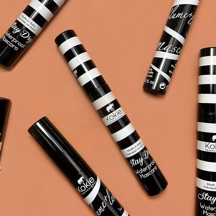 Kokie Cosmetics Stay Dry Waterproof Mascara, Waterproof Black, 0.32 Ounce