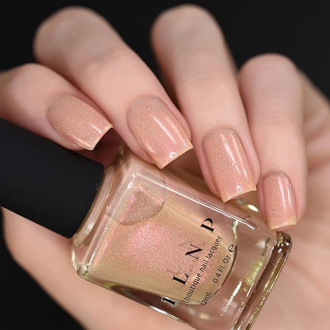 ILNP Secret Society - Beige Holographic Shimmer Nail Polish