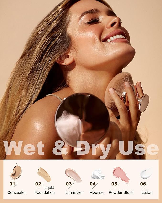 Ultra Large Body Makeup Brush For Self Tanner, Self Tan Back Applicator, Kabuki Brush For Bronzers Blend Self Tanning Applicator, Beauty Supreme Cream Liquid Foundation Brush for Face Leg Makeup