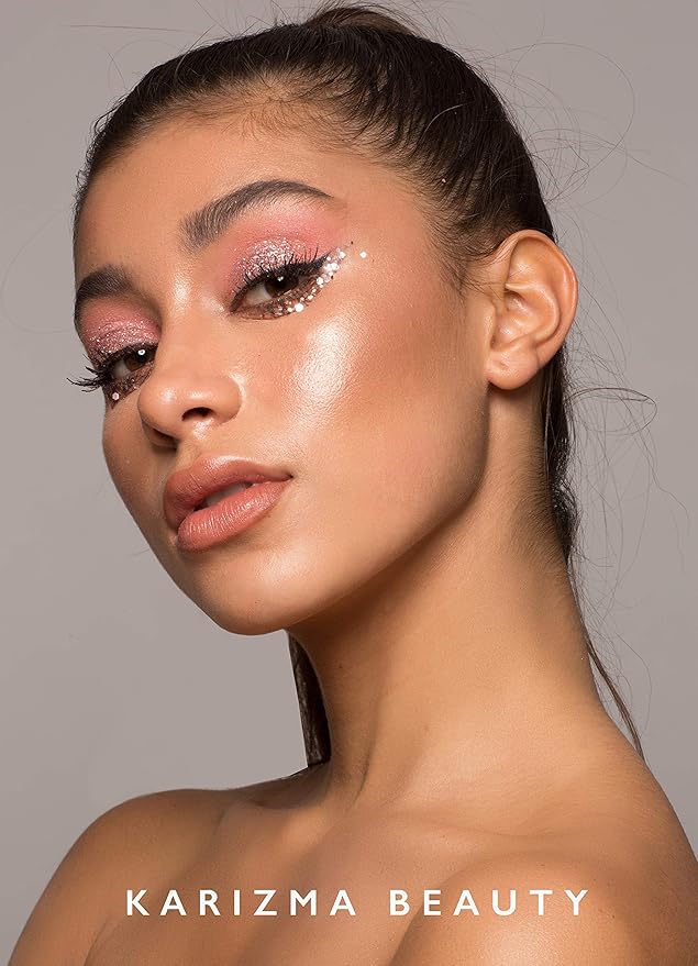 Harmony Biodegradable Chunky Glitter - Karizma Beauty Baby Pink Bio Eco Face Festival Glitter 10g