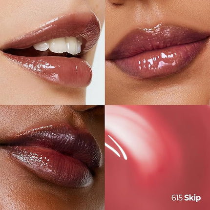 Laka Maxi Glayer Tint 3.8g/0.13oz, Glass Layer of Gloss, Ultra Glow & Vivid Layerable Pigments, High Shine Lip Oil, K-Beauty (#615 Skip)