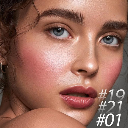 FALOCUTUS 3 Pcs FAIR-COOL Contour Stick Set,Cream Blush & Highlighter Bronzer Pen,Long Lasting & Smooth Natural Face Contouring Illuminator,Professional Makeup Kit for All Skin