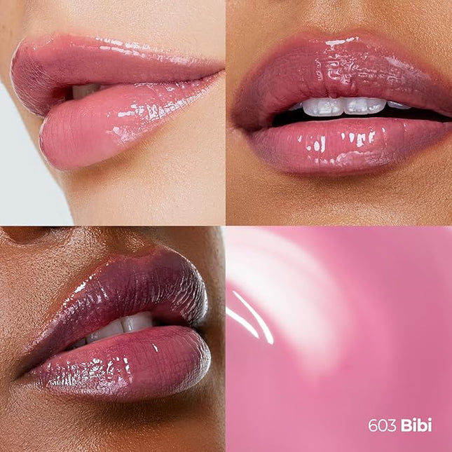 Laka Maxi Glayer Tint 3.8g/0.13oz, Glass Layer of Gloss, Ultra Glow & Vivid Layerable Pigments, High Shine Lip Oil, K-Beauty (#603 Bibi)