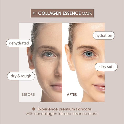 Innerest Original Derma Beauty Collagen Face Mask Skin care 36 PK Collagen Essence Assortment Face Masks Skincare Sheet Masks Face mask skin care Korean Face Mask