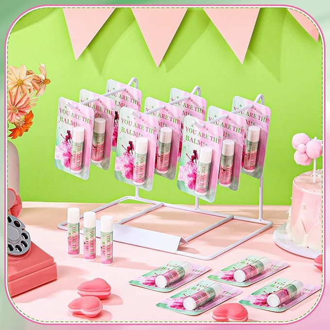 25 Pack Halloween Witch Lip Balms Bulk Pink and Green Party Favors Princess Gift Set Witched Party Favors Baby Shower Birthday Supplies Halloween Decoration Makeup Accessories Bag Stuffers