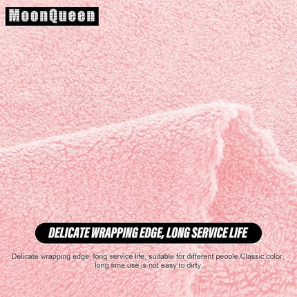 MOONQUEEN Ultra Soft Premium Washcloths Set - 12 x 12 inches - 72 Pack - Quick Drying - Highly Absorbent Coral Velvet Bathroom Wash Clothes (Pink)