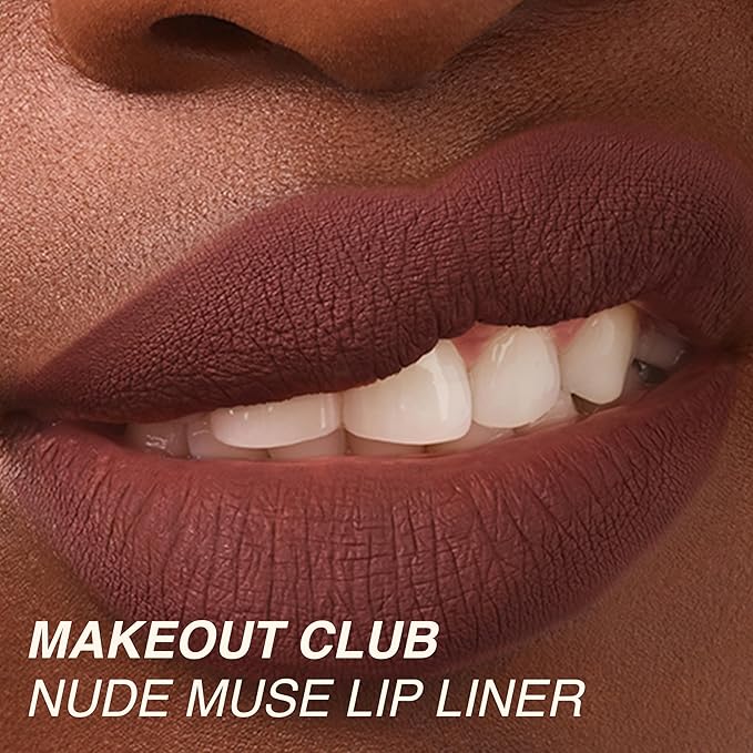 Freck Beauty MAKEOUT CLUB Nude Muse Lip Liner, Non Drying, Smooth Highly Pigmented Retractable Liner, Infused with Jojoba and Hyaluronic Acid, 03 - Camel Beige