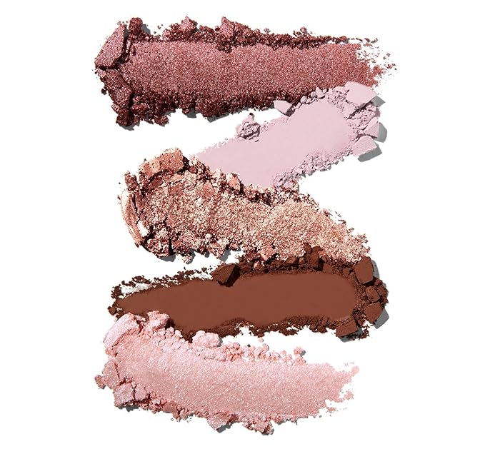 MORPHE Rich & Foiled Artistry Palette - Foil-Effect Eyeshadow Palette with Matte, Shimmer & Foil Finishes - Mauve & Pink Eyeshadow with Luminous Payoff - Rose to Fame (0.35 oz)