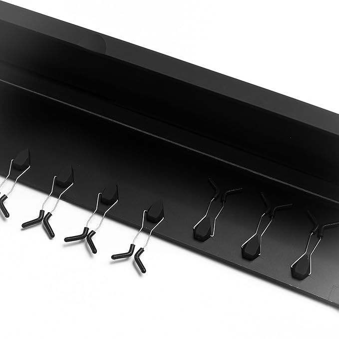 Makeup Brush Drying Rack - The Brush Bar - Makeup Brush Organizer - Portable Makeup Brush Holder - Makeup Brush Holders for Vanity - Space-Saving Makeup Brush Holder Organizer - Dries Brushes Quickly