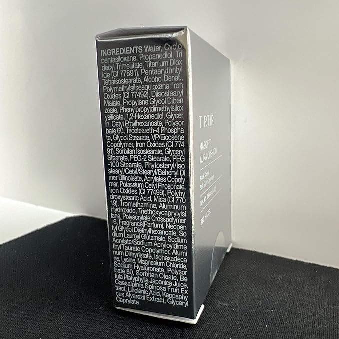 [*Mini Size*] TIRTIR Aura Glow Silver Cushion | Korean Cushion Foundation, (#33C Hazel, 0.15 Fl Oz)