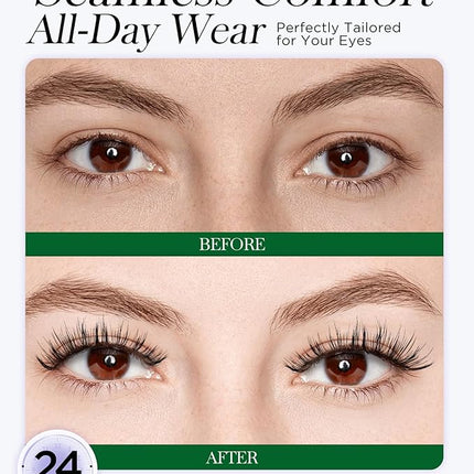 BEYELIAN Magnetic Eyelashes with Applicator Kit, Upgrade Soft Magnetic Lashes Reusable False Eyelashes Natural Look, No Glue Needed Eyelashes for Daily Work Magic-13(Lightweight & Comfortable)