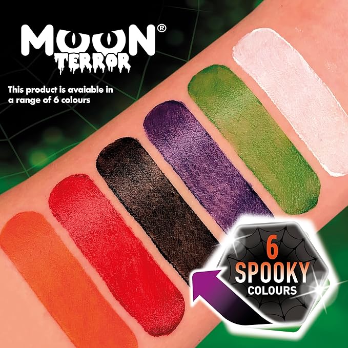 Halloween Face Paint Stick Body Crayon by Moon Terror, SFX Make up - Blood Red - Special Effects Make up - 0.12oz