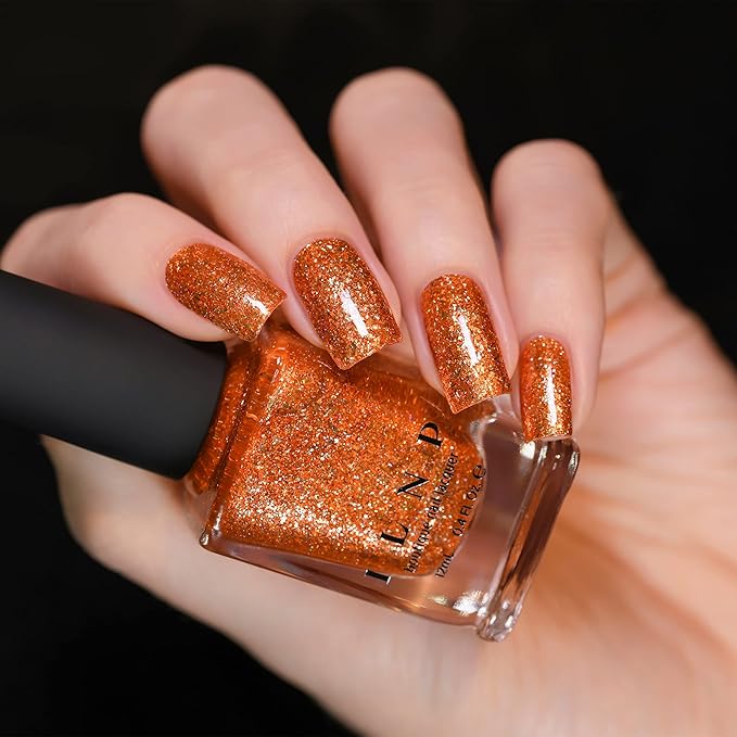 ILNP Trick or Treat - Vivid Orange Holographic Ultra Metallic Nail Polish