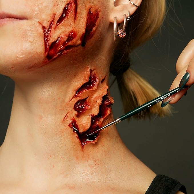 Alcohol Drying Blood, Ultra-Realistic Fake Liquid Blood, SFX Makeup for the Stage, Film, Halloween, and Cosplay - Fresh 2oz