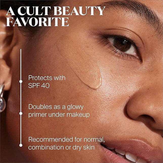 Supergoop! Glowscreen SPF 40, Golden Hour (Bronze Glow) - 0.68 fl oz - Glowy Primer + Broad Spectrum Tinted Sunscreen - Helps Filter Blue Light - Hydration - Hyaluronic Acid & Vitamin B5