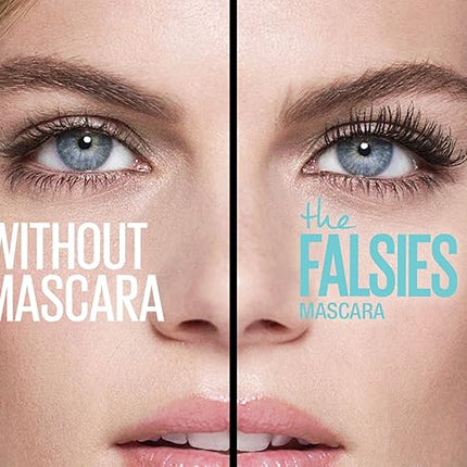 Maybelline Volum' Express Falsies Volumizing, Washable Mascara, Blackest Black, 2 Count