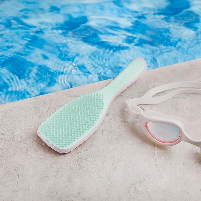 Tangle Teezer Ultimate Detangler Brush for Wet & Dry Hair, Eliminates Knots & Reduces Breakage for All Hair Types, Baby Pink & Mint
