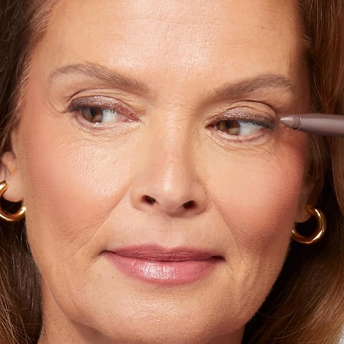 LAURA GELLER NEW YORK Kajal Longwear Kohl Eyeliner Pencil - Soft Slate Kohl - Caffeine and Vitamin E - Smooth & Blendable Liner - Built-In Sharpener