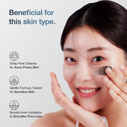 Charcoal All-In-One Cleansing Balm, Deep Pore Purifying & Hydrating Makeup Remover with Ceramide & Botanical Oils (Jojoba, Argan, Camellia) for Soft, Radiant, Glass-Skin Glow