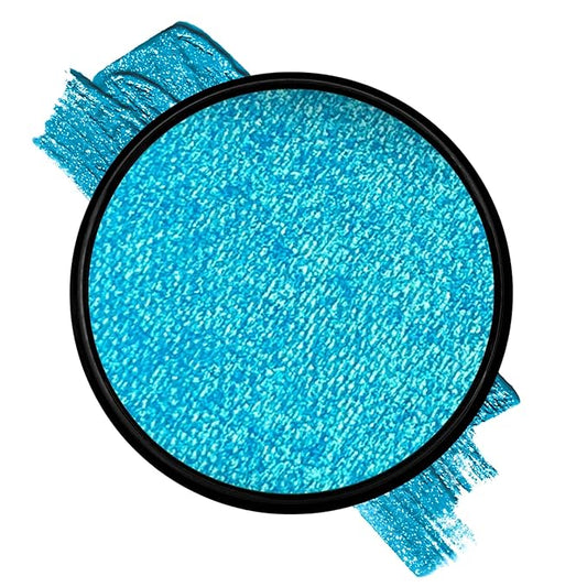 Mehron Paradise FX Metallics – Metallic Blue 1.4 oz | Professional Water Activated Shimmering Metallic Paint for Raves, Costumes, Special Effects, Halloween, Stage, Screen, Theater & Cosplay FX