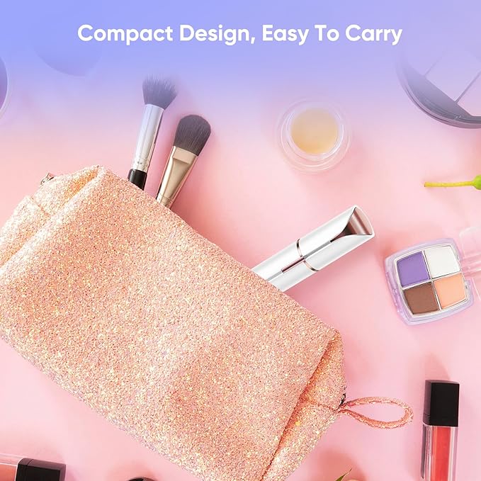 Facial Hair Removal for Women, Electric Painless Rechargeable Facial Hair Remover for Face, Lip, Chin