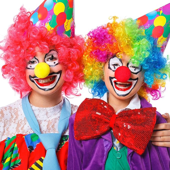 White Black Red Face Paint Clown Sorceress Halloween Makeup Kit Character Set for Kids Adults, Safe Non-Toxic Face Paint Kit for Costume Parties, SFX Makeup, Dress Up & Cosplay