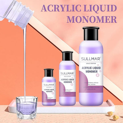 Acrylic Monomer Liquid Acrylic Liquid For Nails Monomer Acrylic Liquid Liquid Acrylic Monomer Nail Monomer Liquid Monomer 75ml 2.5FL.OZ