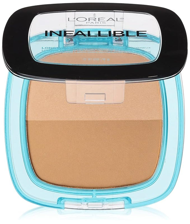 L’Oréal Paris Infallible Pro Glow Pressed Powder, Creme Cafe, 0.31 oz.