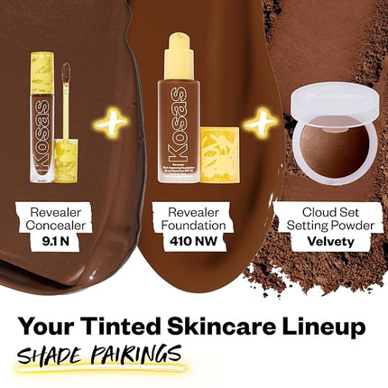 Kosas Revealer Concealer - Medium Coverage Makeup with Hyaluronic Acid, Conceals Dark Circles Under Eyes, Dark Spots and Blemishes + Brightens, Hydrates, Long-Lasting & Vegan, (Tone 09)