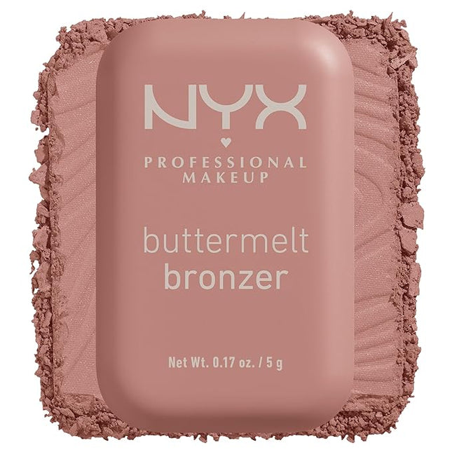 NYX PROFESSIONAL MAKEUP Matte Buttermelt Bronzer, Longwear Face Makeup with Up to 12 Hours of Wear, Vegan Formula - Butta Cup (Light Neutral)