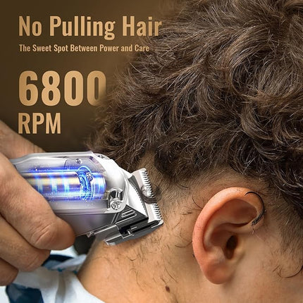 Jack & Rose Clippers and Trimmers Set, Cordless Hair Clippers for Men, Barber Clippers Set