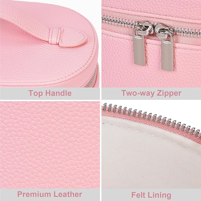 YFGBCX Makeup Bag Vanity Case with Removable Divider Travel Toiletry Bag Portable Cosmetic Bag Makeup Organizer Case